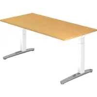 Hjh OFFICE PRO XTRA XB 16 WC - Buche 160 x 80 höhenverstellbar