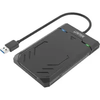 UNITEK Y-3036, HDD / SSD-Gehäuse, 2.5", SATA, Serial ATA II, Serial ATA III, 5 Gbit/s, USB Anschluss, Schwarz