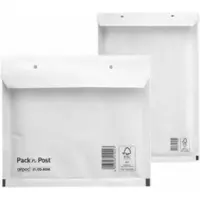 Mailmedia Luftpolster-Versandtaschen, Typ F16, weiss, 31 g Aussenmasse: 240 x 350 mm, Innenmasse: 215 x 340 mm