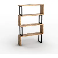 CALICOSY | Bücherregal Ceylan Naturel Spaanplaat 80x128x22 cm | NADUVI