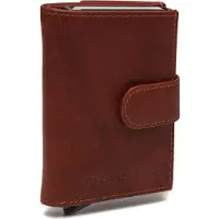 The Chesterfield Brand Antique Buff Crumbled Leder RFID Safe Geldbörse Hannover 31 cognac