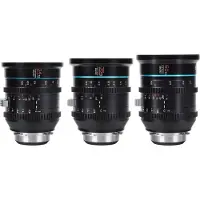 Sirui Jupiter 3er-Set 24mm/35mm/50mm T2 Makro Cine Vollformat-Objektiv PL-Mount