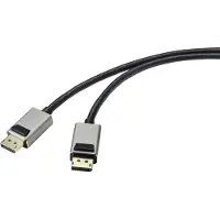 Speaka Professional 8K Displayport auf Displayport Kabel im Aluminiumgehäuse 2 m