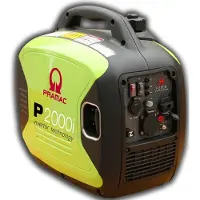 Pramac Stromerzeuger P 2200 i, Benzinbetrieb, Tankinhalt 4 l, 1,9 kW, 230 V, 66 dB, Handstart, 1 Steckdose