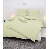 Janine Design Piano Bettwäsche-Garnitur Farbe lind Größe 135x200 + 80x80 cm