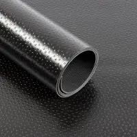 Floordirekt PVC-Bodenbelag Dots Schwarz 120x250 cm