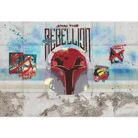 Komar Fototapete "STAR WARS Rebels Wall - Größe 368 x 254 cm" bedruckt glatt Kinderzimmer