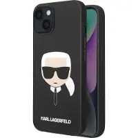 Karl Lagerfeld KLHCP14MSLKHBK iPhone 14 Plus 6.7 "hardcase black / black Silicone Karl's Head