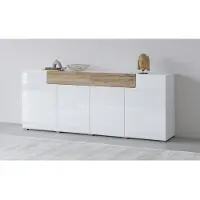 Inosign SIDEBOARD Jules Weiß und Holz