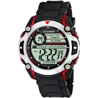 Calypso Herren Uhr Digital K5577/4 Kunststoff PUR Armbanduhr schwarz UK5577/4