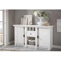 Home affaire Sideboard HOME AFFAIRE "California", weiß, B:152cm H:83cm T:45cm, Holzwerkstoff, Sideboards, Sideboard