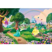 Komar Fototapete "Disney Princess Rainbow - Größe 368 x 254 cm" bedruckt glatt Kinderzimmer