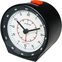 Atrium Wecker Analog Quarz Funkwecker A960-20 Nachtlicht Snooze schwarz