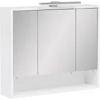 Welltime Spiegelschrank »Kimi«, BxHxT: 70 x 60,5 x 16 cm, 3-türig, weiß - weiss