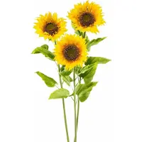Creativ Green Kunstblume "XL", gelb, H:110cm, Kunststoff, Polyester, Kunstpflanzen, Kunstblume