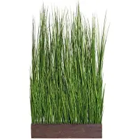 Creativ Green Kunstgras "Gras Raumteiler", grün, B:61cm H:125cm T:10cm, Kunststoff, Kunstpflanzen, Kunstgras