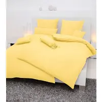 Janine Design Piano Bettwäsche-Garnitur Farbe gelb Größe 240x220 + 2x 80x80 cm