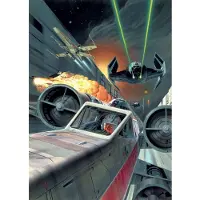 Komar Vliestapete "Digitaldruck Vlies - Star Wars Classic Leia - Größe 200 x 250 cm" bedruckt glatt Kinderzimmer