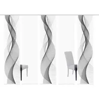Home wohnideen Schiebegardine "OPALIA 5ER SET", (5 St.), HxB: 245x60