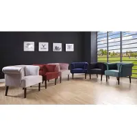 Atlantic Home Collection Loungesessel »Charlie«, BxHxL: 86 x 70 x 74 cm - blau