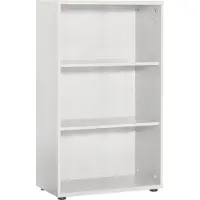Schildmeyer Aktenregal "Serie 200", weiß/eichefarben