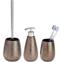 Wenko Bad-Accessoire-Set »Marrakesh«, 3-teilig, braun