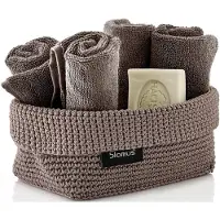 Blomus Aufbewahrungskorb Tela Taupe L
