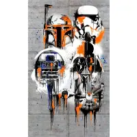 Komar Vliestapete "Digitaldruck Vlies - Star Wars Celebrate The Galaxy" bedruckt glatt Kinderzimmer