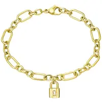 s.Oliver Armband für Damen, Edelstahl | Schloss s.Oliver Gold