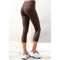 LASCANA Caprileggings mit breitem weichem Bündchen, Loungewear