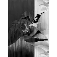 Komar Vliestapete "Digitaldruck Vlies - Yin Yang - Größe 200 x 280 cm" bedruckt glatt Wohnzimmer, Schlafzimmer