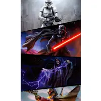 Komar Vliestapete "Digitaldruck Vlies - Star Wars Moments Imperials - Größe 120 x 200 cm" bedruckt glatt Kinderzimmer