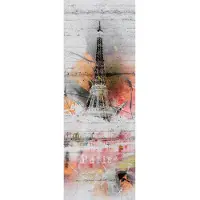 Komar Vliestapete "Digitaldruck Vlies - Paris - Größe 100 x 280 cm" bedruckt glatt Wohnzimmer, Schlafzimmer