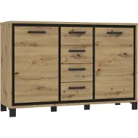 Forte Kommode Torgau ¦ holzfarben ¦ Maße (cm): B: 138,4 H: 91,2 T: 41.5