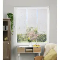 Home wohnideen Vorhang "ALEGRA", (3 St.), 3 teiliger Fensterbehang bestickt