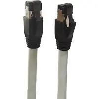 Microconnect MC-SFTP801, 1 m, Cat8.1, S/FTP (S-STP), RJ-45, RJ-45, Grau