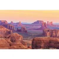 Papermoon Fototapete "Hunts Mesa Sunrise", bunt, B:2m L:1,49m, Vlies, Tapeten, Fototapete