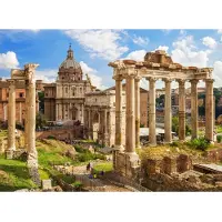 Papermoon Fototapete "Roman Forum Rome", bunt, B:3m L:2,23m, Vlies, Tapeten, Fototapete