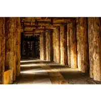 Papermoon Fototapete "Wieliczka Salt Mine", bunt, B:5m L:2,8m, Vlies, Tapeten, Fototapete