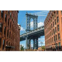 Papermoon Fototapete "Brooklyn Dumbo Area", bunt, B:2,5m L:1,86m, Vlies, Tapeten, Fototapete