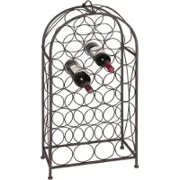 Ambiente Haus Flaschenständer gr 93cm - antikbraun in antikbraun | Gr.: onesize