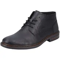Rieker Herrenschuhe Stiefel Schnürer Schwarz Freizeit