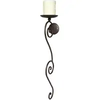 Ambiente Haus Wandleuchter in Antikbraun (H)58 cm | Gr.: onesize