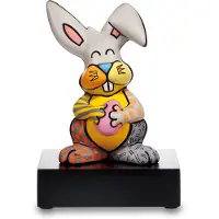 Goebel Romero Britto - Grey Rabbit