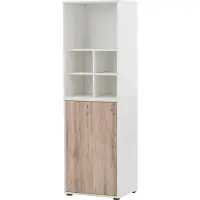 Schildmeyer Aktenschrank Set U510R Weiß/Wildeiche