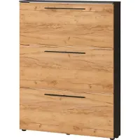 Germania Schuhschrank Zena , holzfarben , Maße (cm): B: 100 H: 129 T: 19.0
