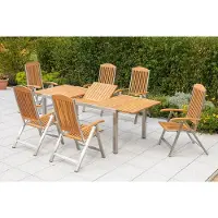 Merxx Keros Set 7tlg. Ausziehtisch
