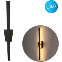 Naeve LED Wandleuchte Trevor schwarz H: 62cm
