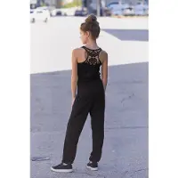 Kidsworld Overall in schwarz | Gr.: 128