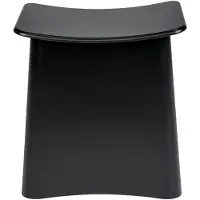 Wenko Badhocker Wing schwarz matt